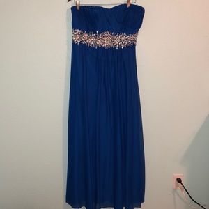 Blue formal dress